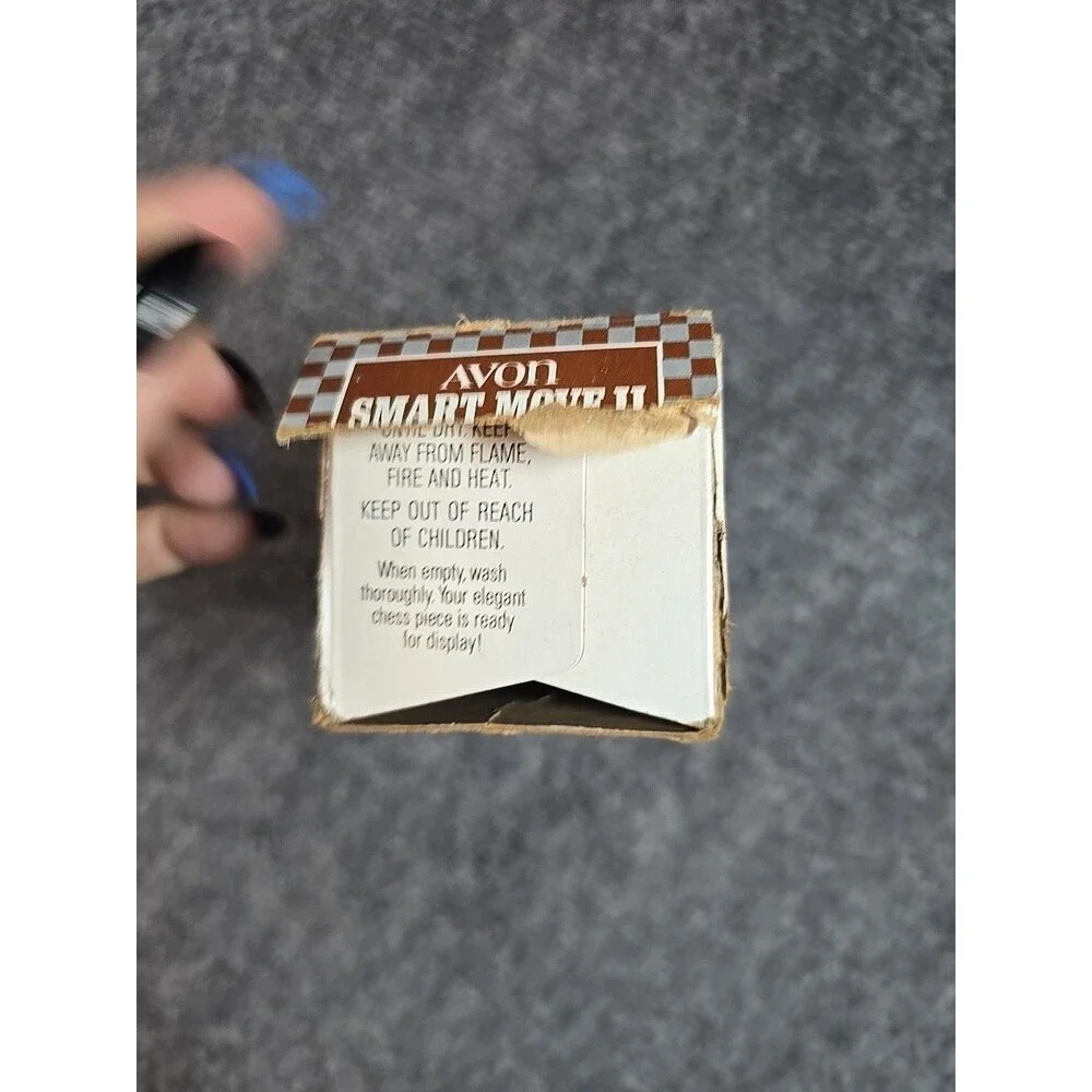 VTG Avon "Smart Move II" Horse Knight Chess Piece Wild Country After Shave Full - Picture 7 of 7